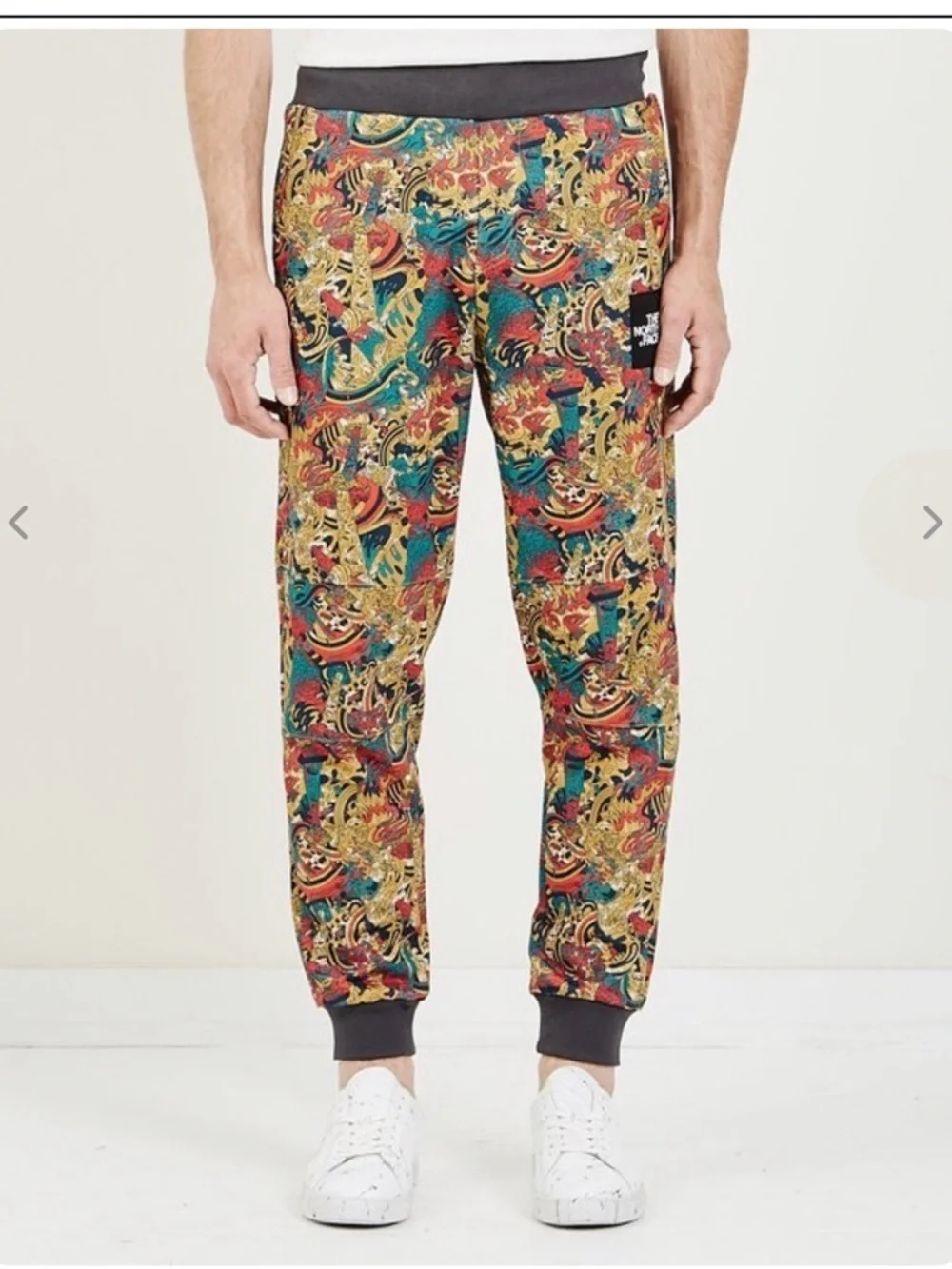 The North Face Leopard Genesis Fine Joggers Unisex medium Yellow Graphic Pants